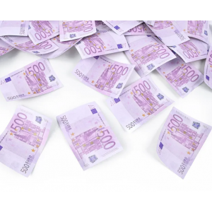 Konfety bankovka 500€
