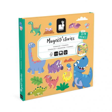 Magnetická kniha Magnetistories (Dinosaury )