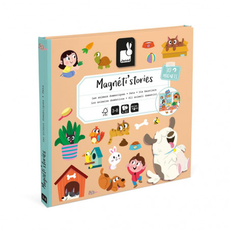Magnetická kniha Magnetistories (Domáci miláčikovia)