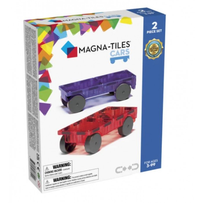 Magnetická stavebnica Cars 2 dielna Purple/red