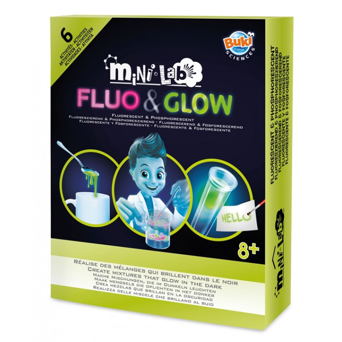 Fluo&Glow experimenty miniLab Fluo&Glow experimenty miniLab