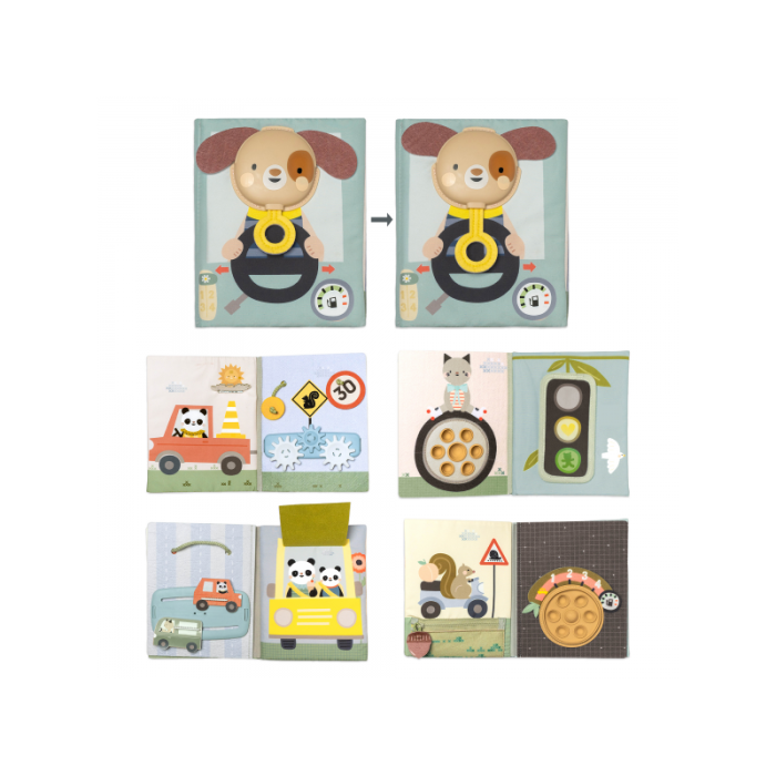 Taf Toys Knižka s aktivitami Tiny Traveler Busy Book