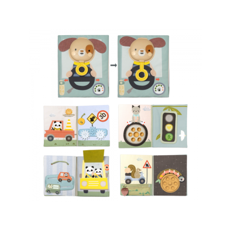 Taf Toys Knižka s aktivitami Tiny Traveler Busy Book