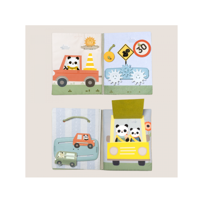 Taf Toys Knižka s aktivitami Tiny Traveler Busy Book