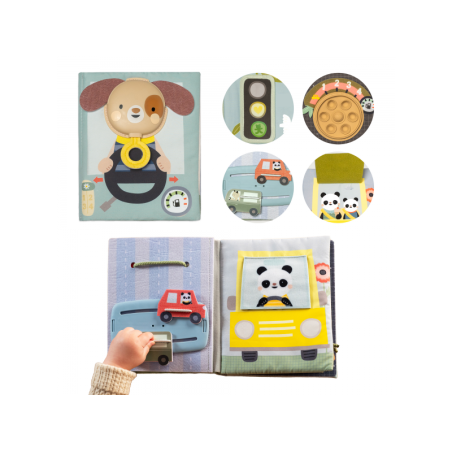 Taf Toys Knižka s aktivitami Tiny Traveler Busy Book
