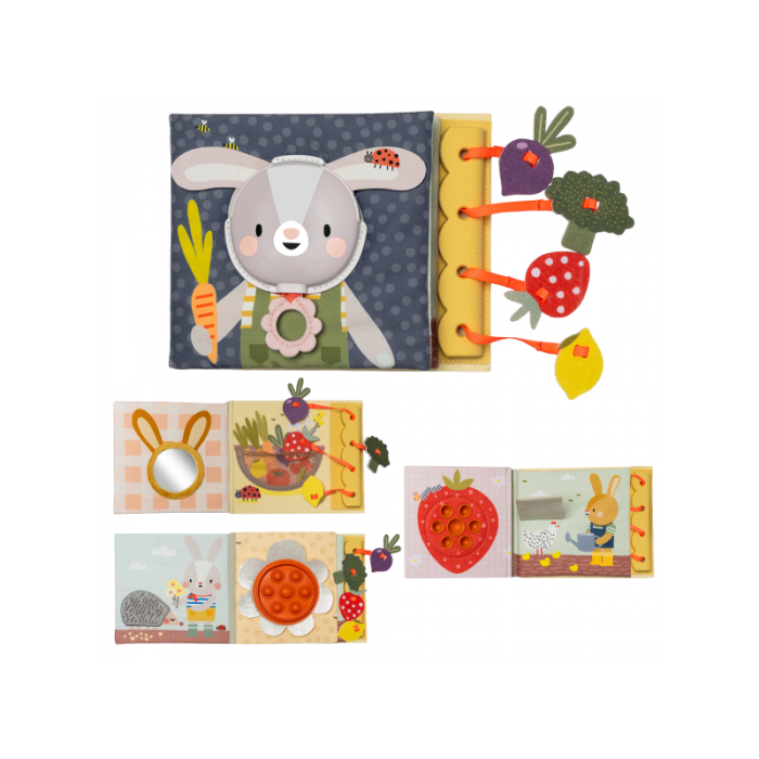 Taf Toys Knižka s aktivitami Garden My 1st Busy Book