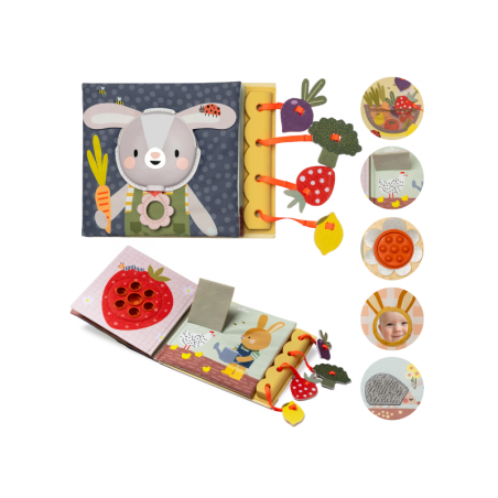 Taf Toys Knižka s aktivitami Garden My 1st Busy Book