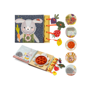 Taf Toys Knižka s aktivitami Garden My 1st Busy Book