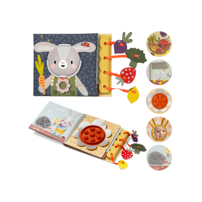 Taf Toys Knižka s aktivitami Garden My 1st Busy Book
