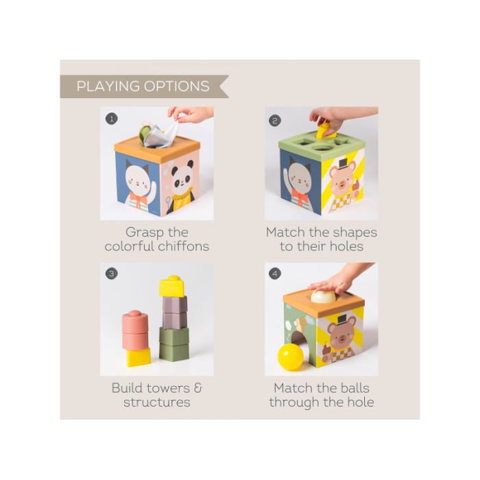 Taf Toys Box s aktivitami Play & Discover