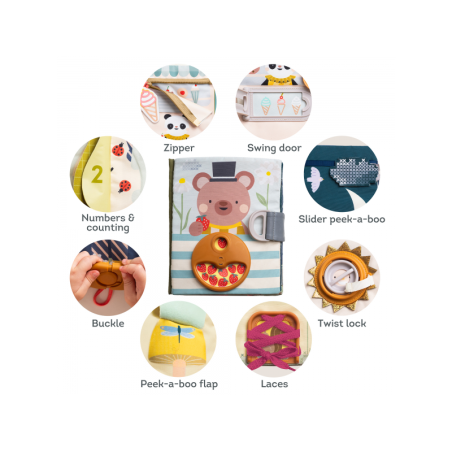 Taf Toys Knižka s aktivitami Fantasy Busy Book