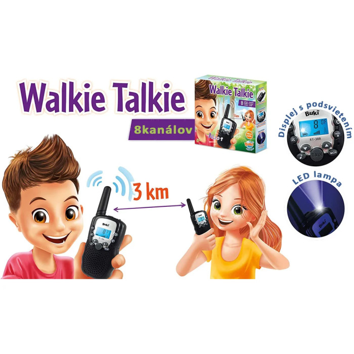 Vysielačky Walkie Talkie 3km