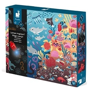 Magické puzzle Oceán s baterkou