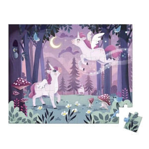 Puzzle v kufríku  (Jednorožec, 54ks)