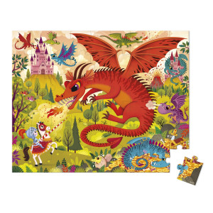 Puzzle v kufríku (Dračie kráľovstvo 54ks)