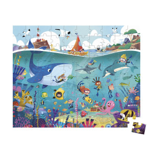 Puzzle v kufríku (Svet pod vodou, 100ks)