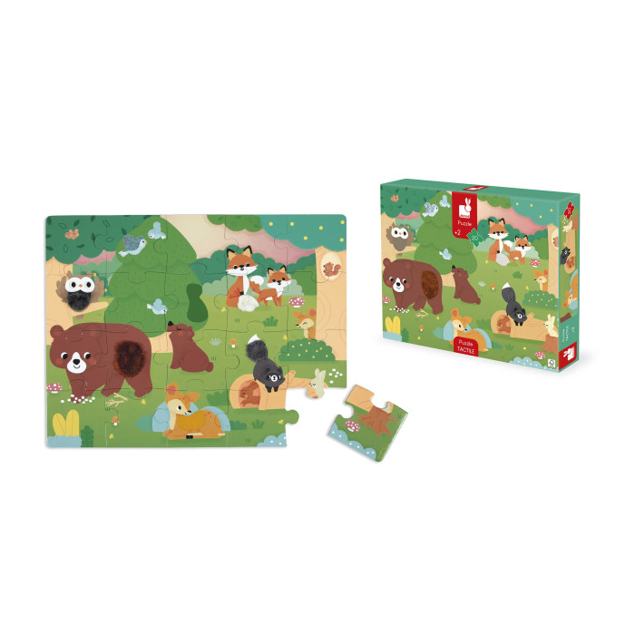 Dotykové puzzle Janod (Les )