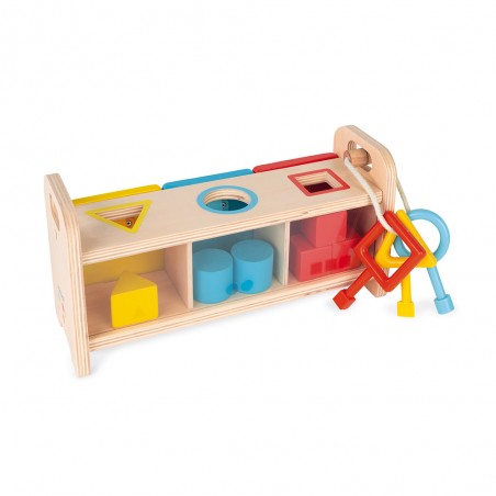 Montessori Vkladačka s kľúčikmi a zámkami