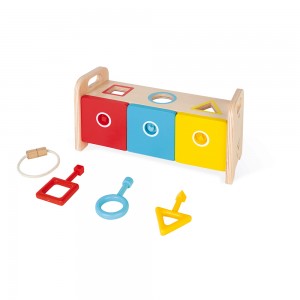 Montessori Vkladačka s kľúčikmi a zámkami