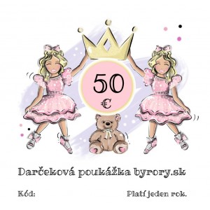 Darčeková poukážka 50 Eur