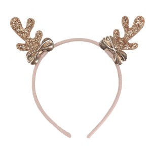 Čelenka - Rose Gold Reindeer Headband